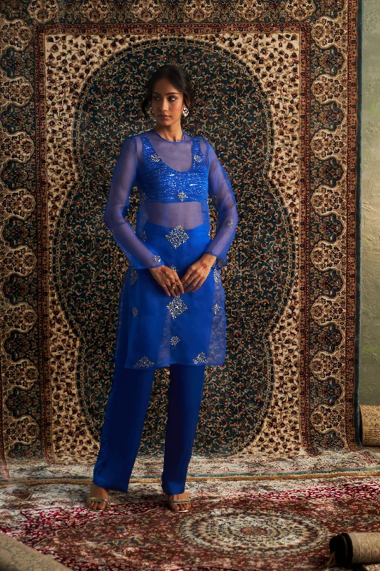 Neel Embroidered Straight Co-ord Set