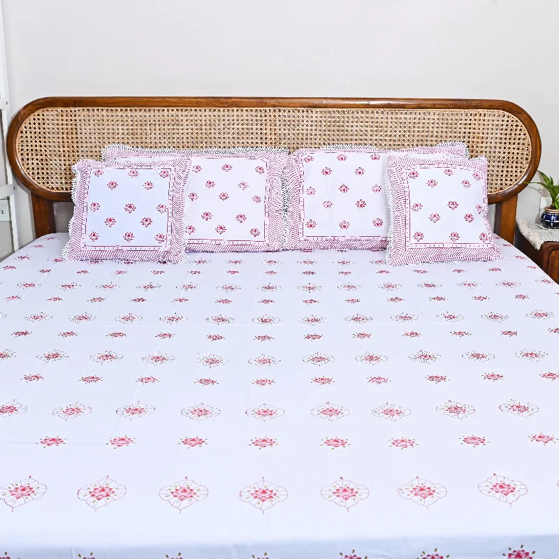 Bunaai Superline Handblock Printed Bedsheet