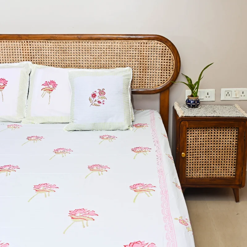 Bunaai ComfoBuddy Handblock Printed Bedsheet