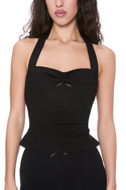 MIKALEA TOP - BLACK