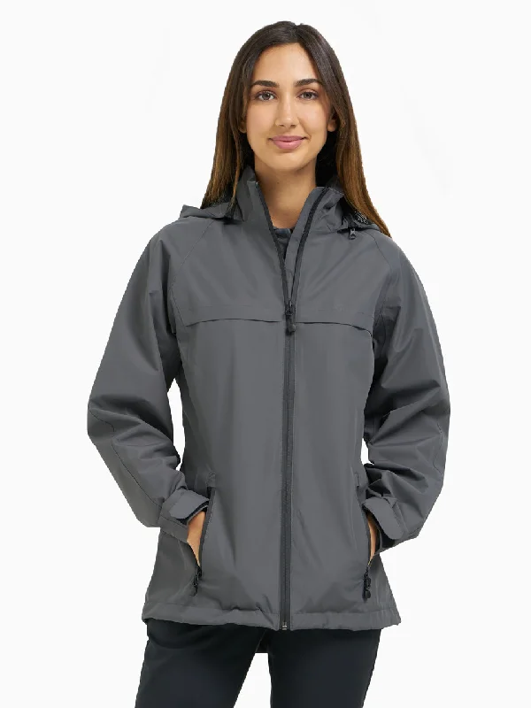 Ladies' Lightweight Waterproof Jacket - Magnet