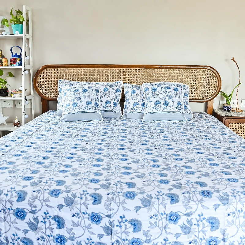 Bunaai SnoreMore Handblock Printed Bedsheet