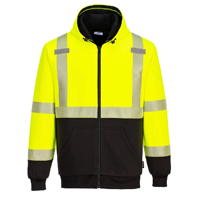 Hi-Vis Thermal Two Tone Zipped Hoodie