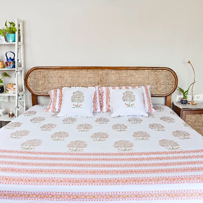 Bunaai Dreamsoft Handblock Printed Bedsheet