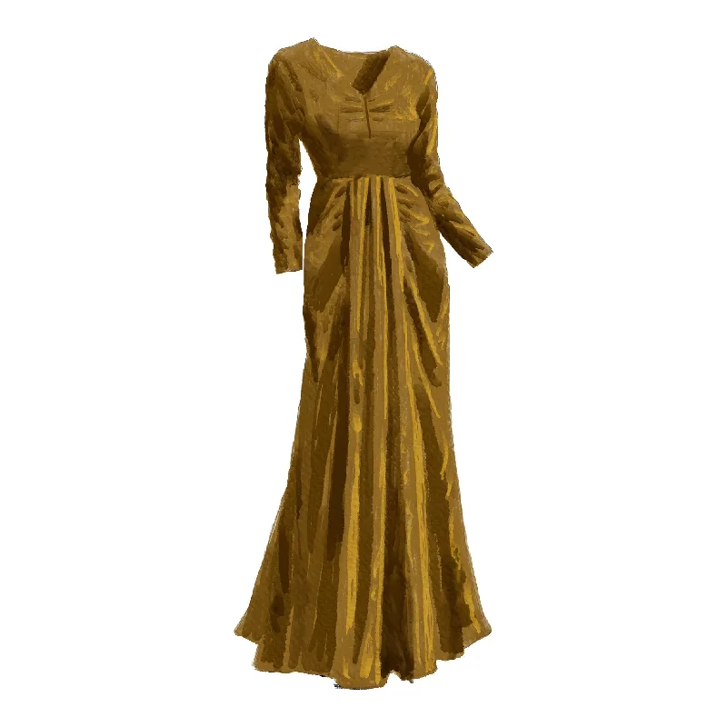 1940s Holiday Gown