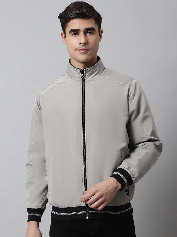 Mens Grey Reversible Jacket