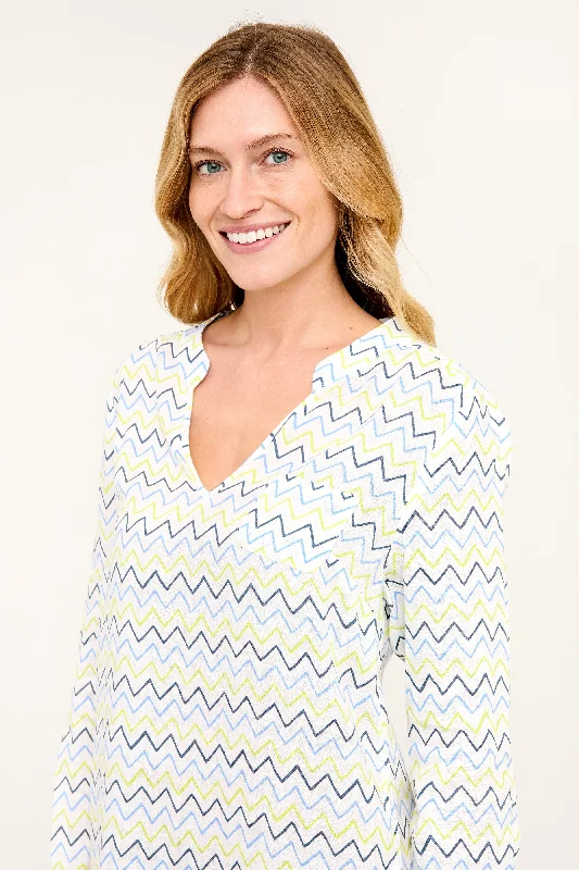 Bananakeet Dress - Zig Zag Print