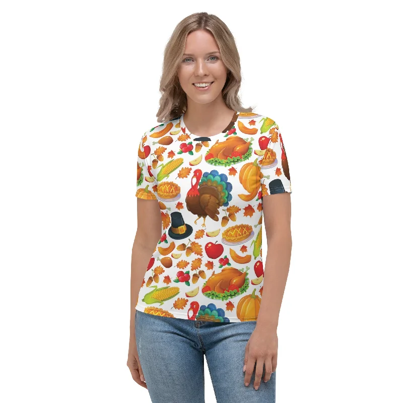 Thanksgiving Pattern T-shirt