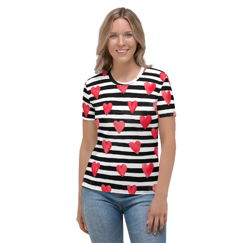 Stripes & Hearts T-shirt