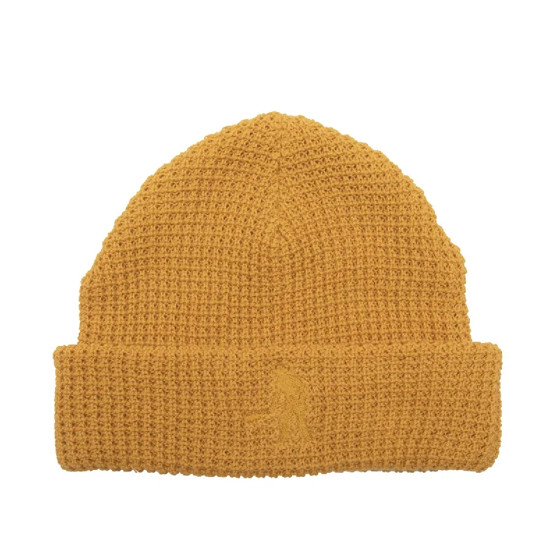 Passport Organic Waffle Knit Beanie - Marigold