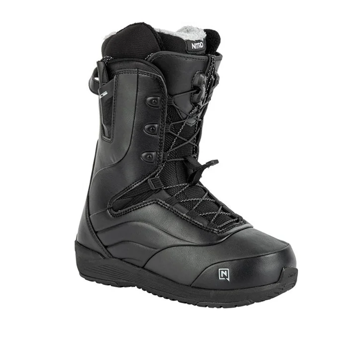 Nitro Women's 2025 Crown TLS Snowboard Boots - Black