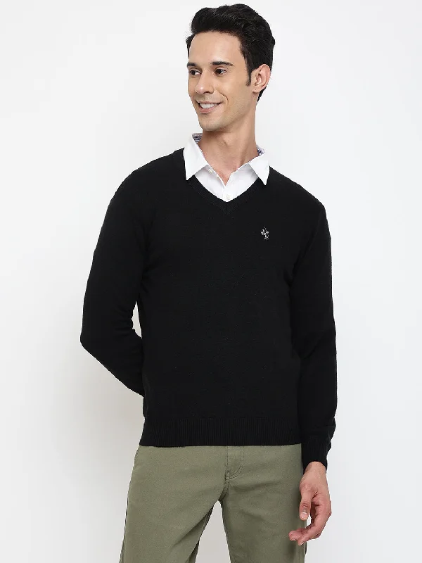 Men Black Sweater