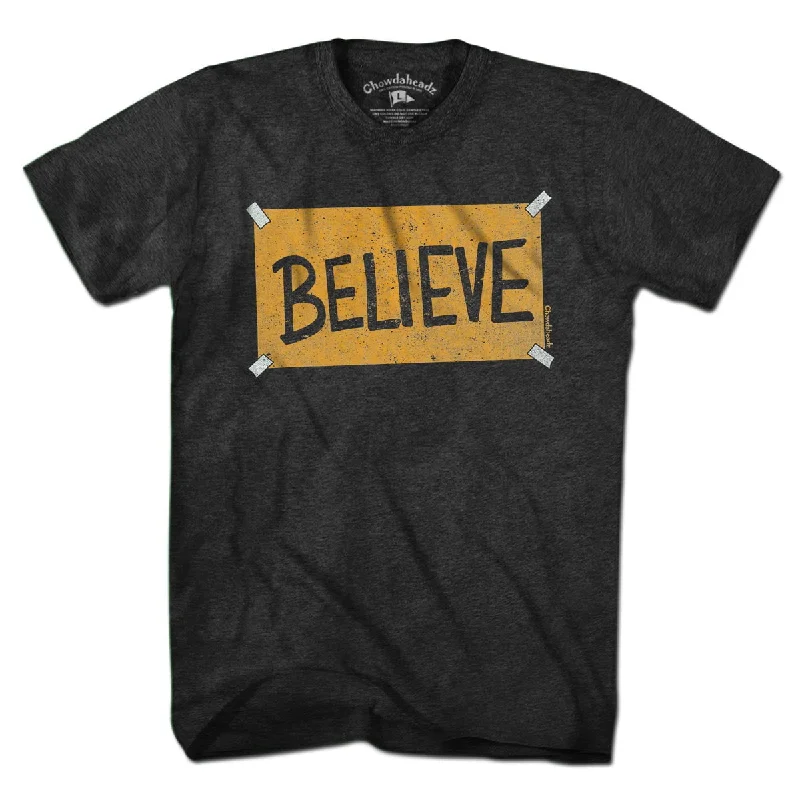 Believe Black & Gold Sign T-shirt