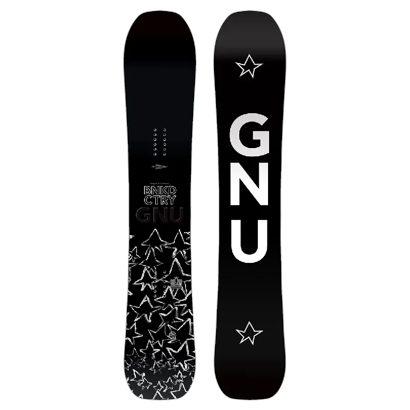 GNU 2025 Banked Country Snowboard - Assorted Sizes