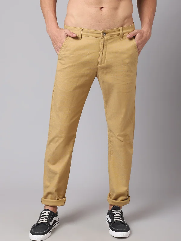 Mens Khaki Trouser