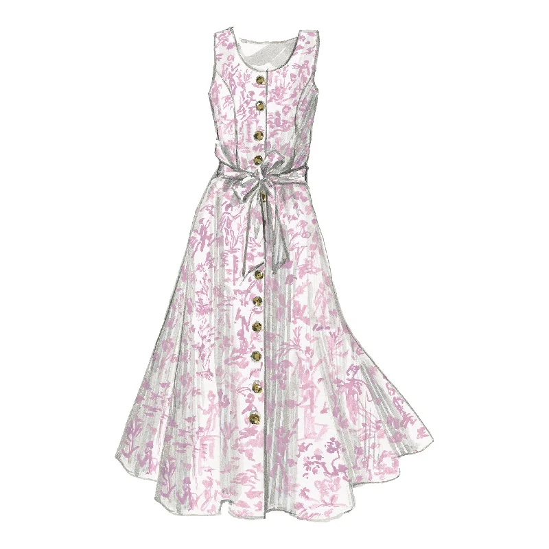 Toile Print Dress