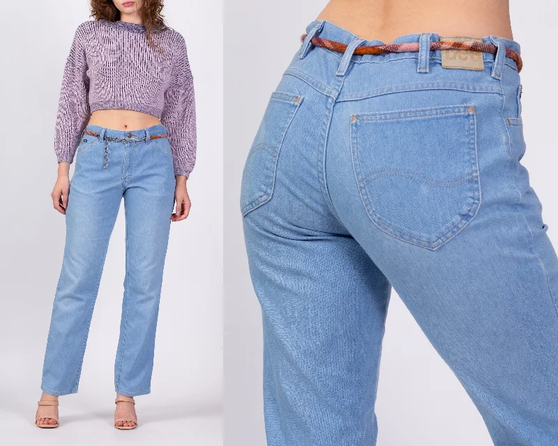 70s 80s Lee Light Wash Unisex Jeans - 32" Waist