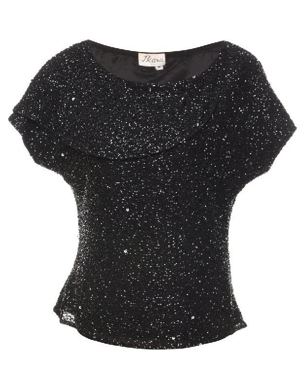 Beaded Evening Top - M