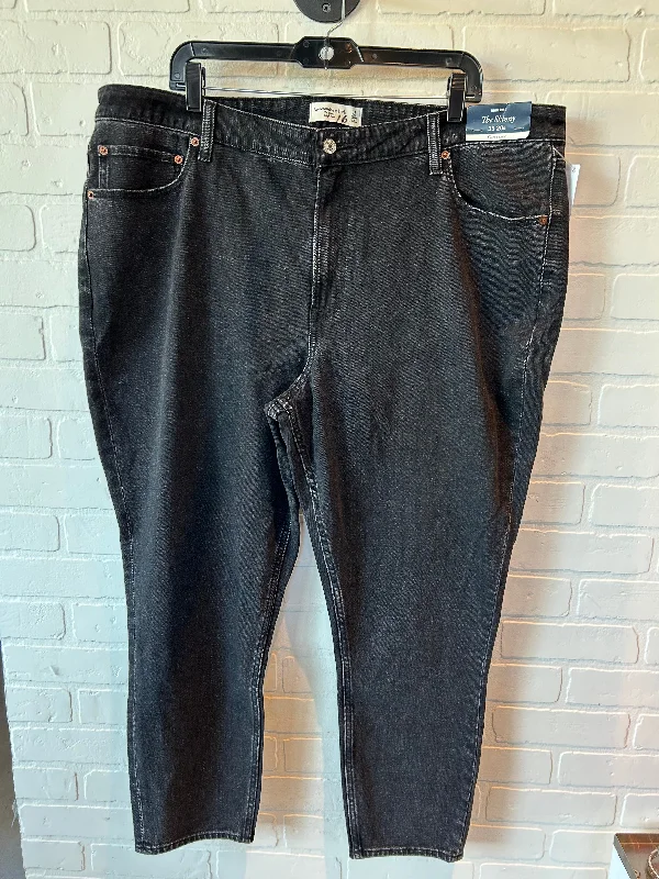 Black Denim Jeans Skinny Abercrombie And Fitch, Size 20