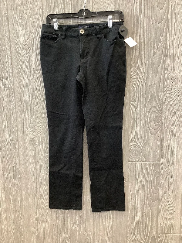 Black Jeans Boot Cut Chaps, Size 4