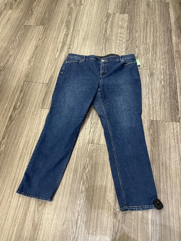 Blue Jeans Straight Cj Banks, Size 20