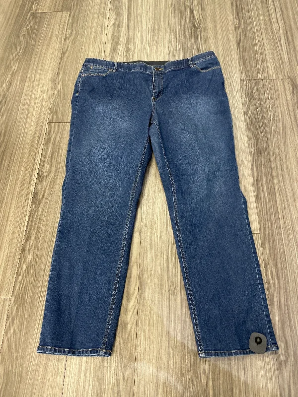 Blue Jeans Straight Cj Banks, Size 20