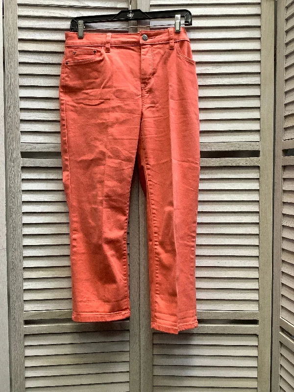 Peach Jeans Skinny Croft And Barrow, Size 10