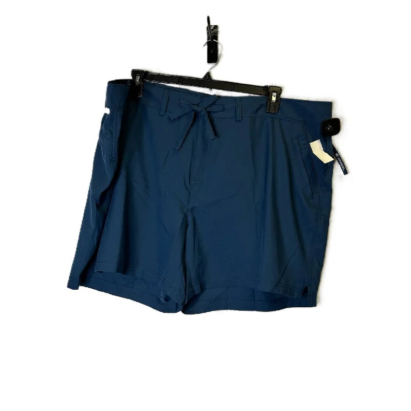 Athletic Shorts By Magellan In Blue, Size: 3x