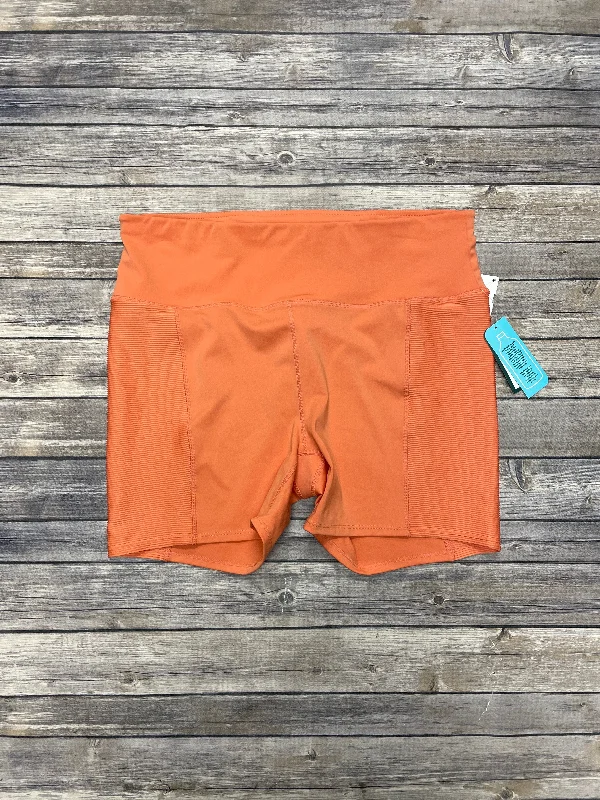 Athletic Shorts By Mta Pro In Orange, Size: 1x