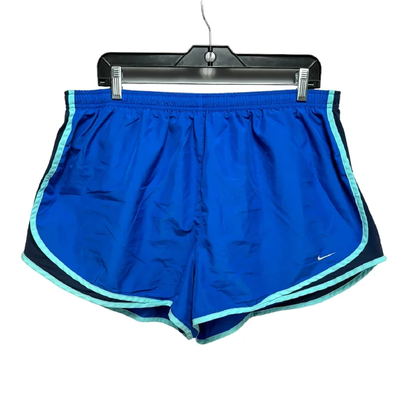 Athletic Shorts By Nike Apparel In Blue, Size: 2x