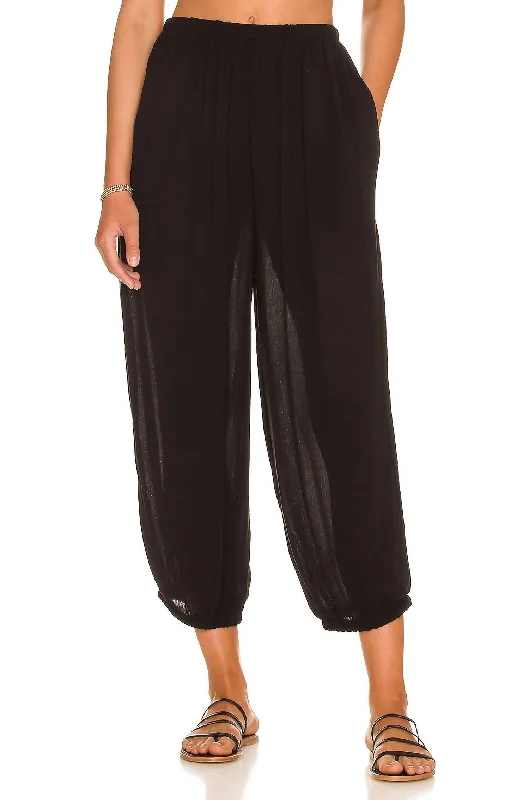 Havana Lounger Pants In Black