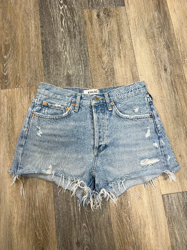 Shorts By Agolde In Blue Denim, Size: 0/24