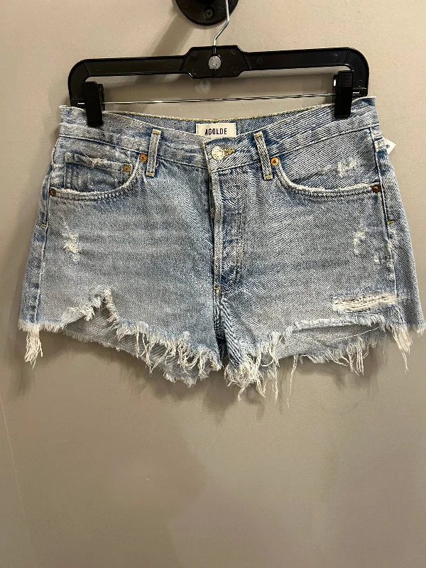 Shorts By Agolde In Blue Denim, Size: 4