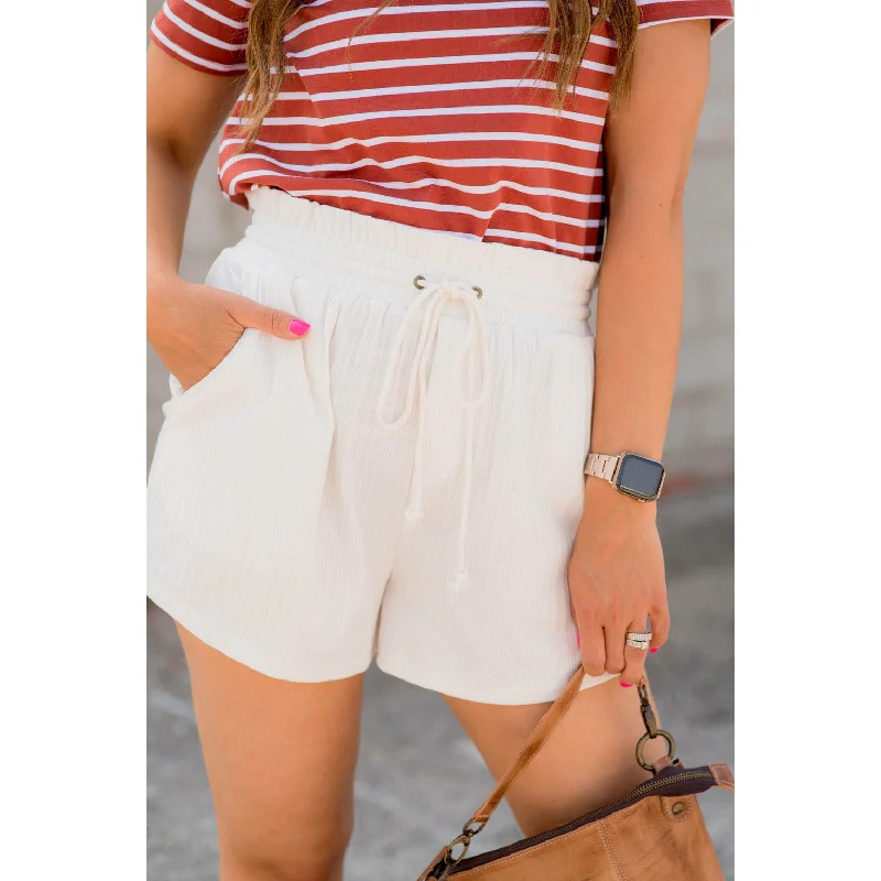 Striped Basic Shorts